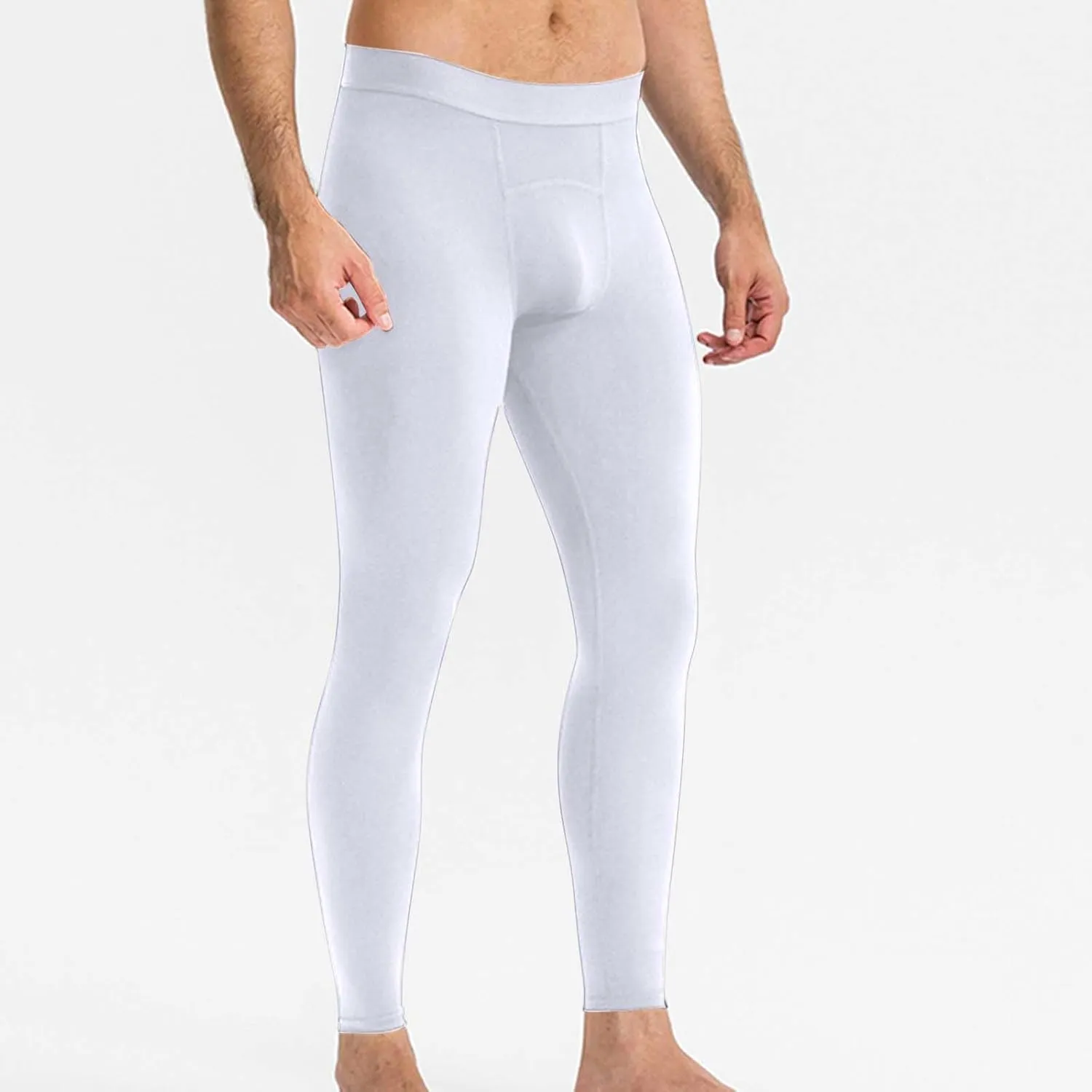 Compression Pants Men Athletic Workout Running Tights Quick Dry Sport Leggings Base Layer Bottoms for Yoga Basketball