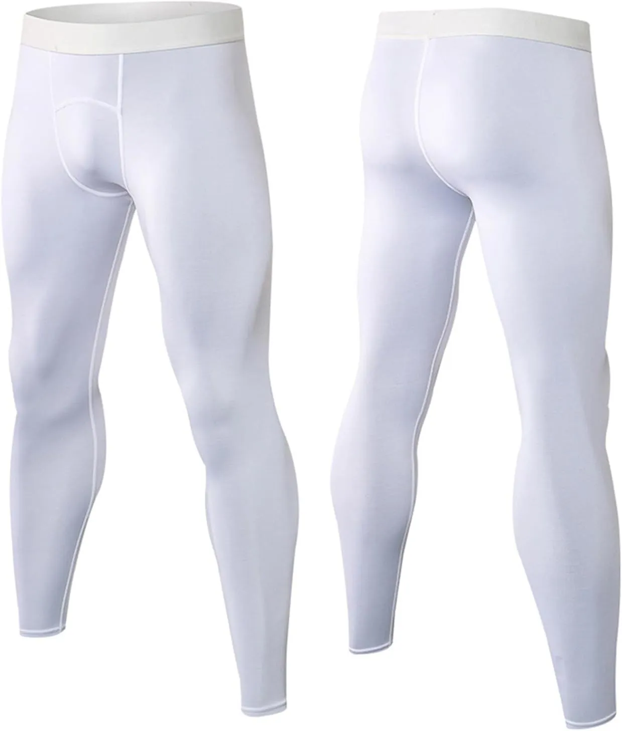 Compression Pants Men Athletic Workout Running Tights Quick Dry Sport Leggings Base Layer Bottoms for Yoga Basketball