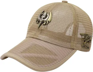 Cool Full Mesh Baseball Cap for Men, Unisex Summer Mesh Baseball Cap