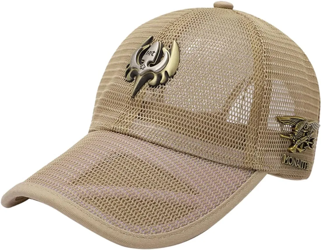 Cool Full Mesh Baseball Cap for Men, Unisex Summer Mesh Baseball Cap
