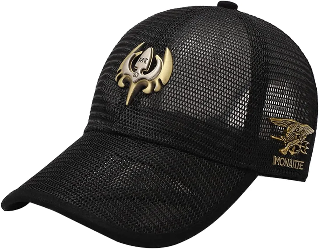 Cool Full Mesh Baseball Cap for Men, Unisex Summer Mesh Baseball Cap