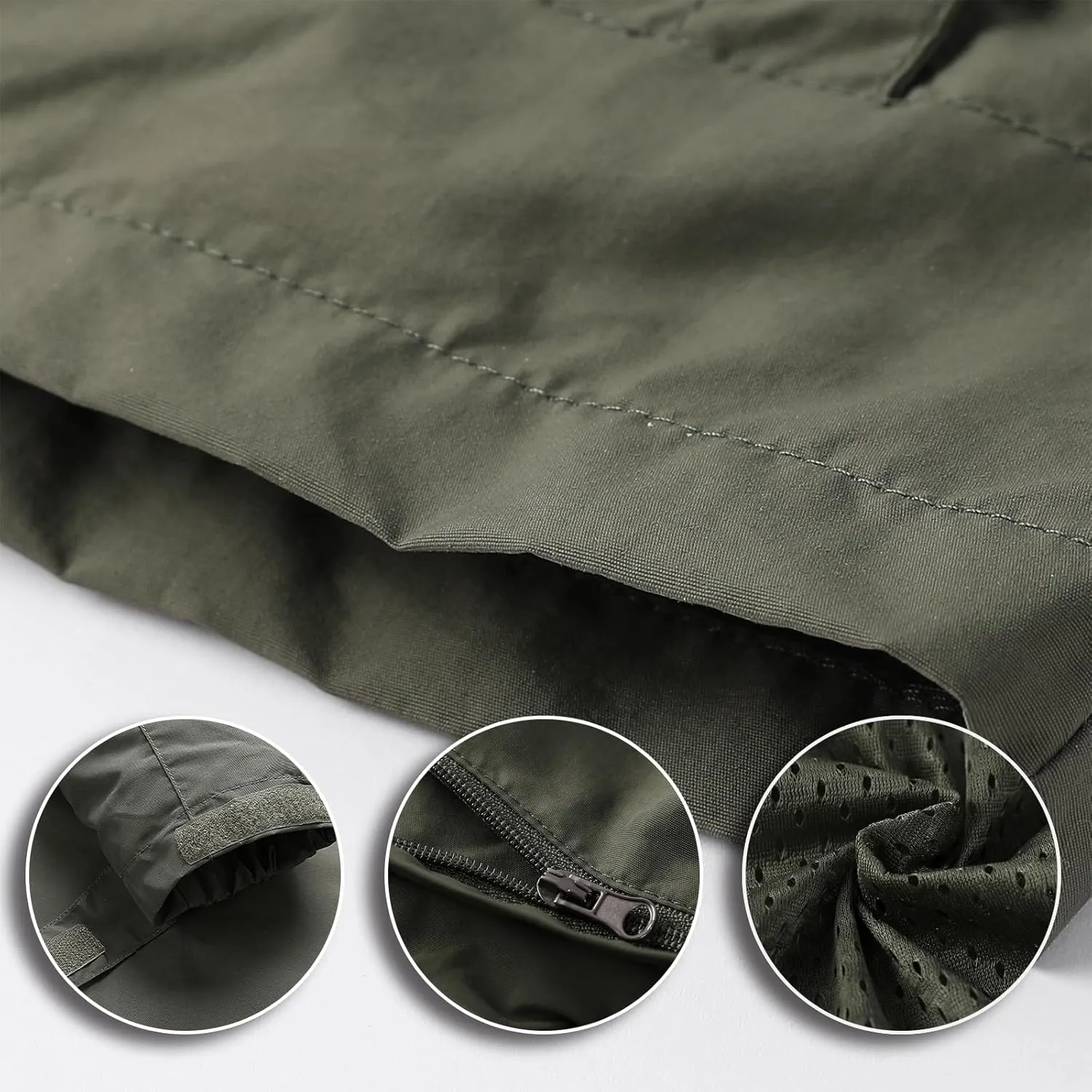 Custom Men's Lightweight Softshell Jacket Lightweight Hooded Water Resistant Outdoor Hiking Windbreaker