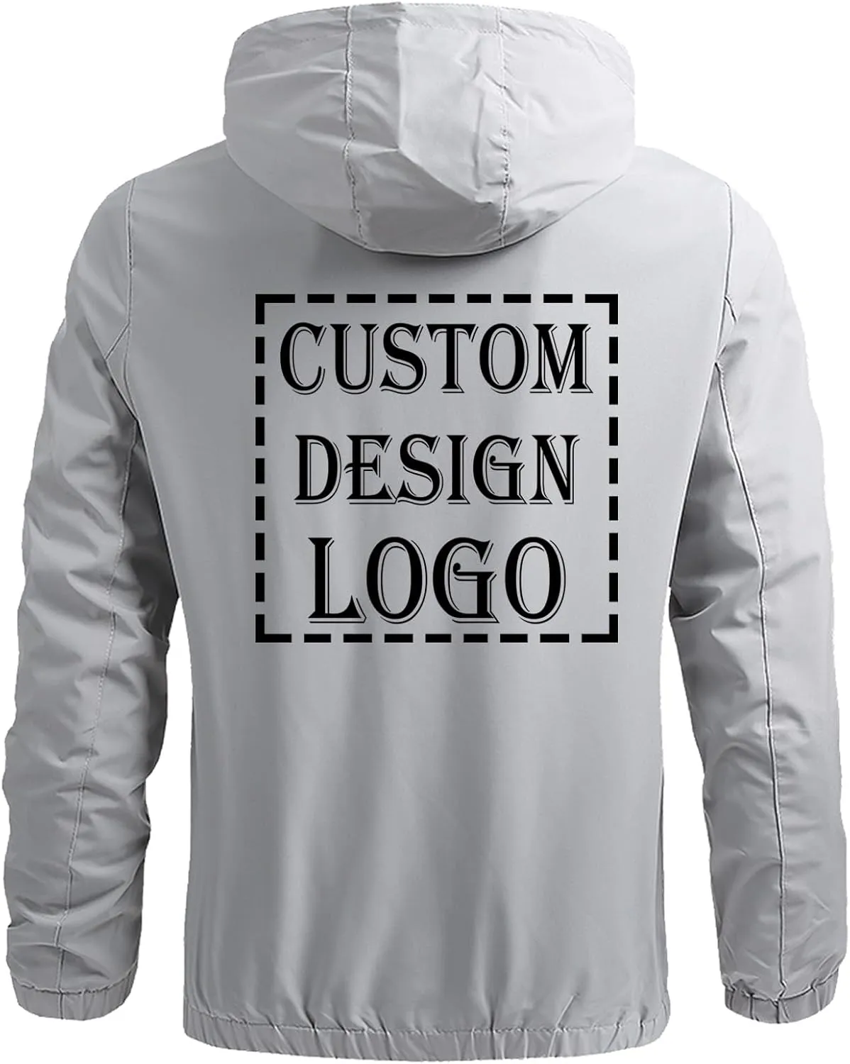 Custom Personalized Women's Lightweight Jacket Softshell Waterproof Windbreaker Coat for Running Hiking