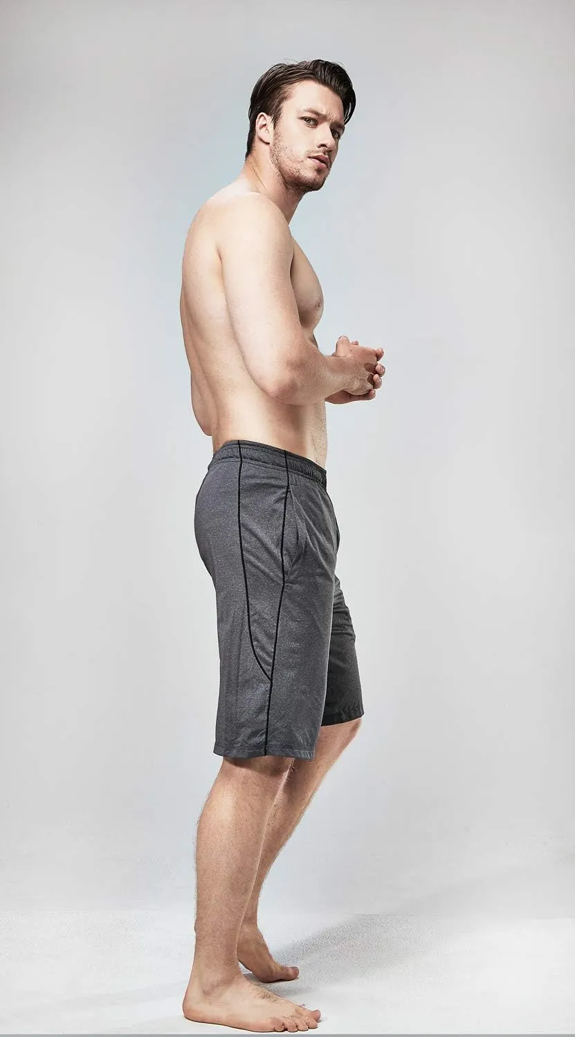 DEVOPS Men's 2-Pack Loose-Fit 10" Workout Gym Shorts with Pockets