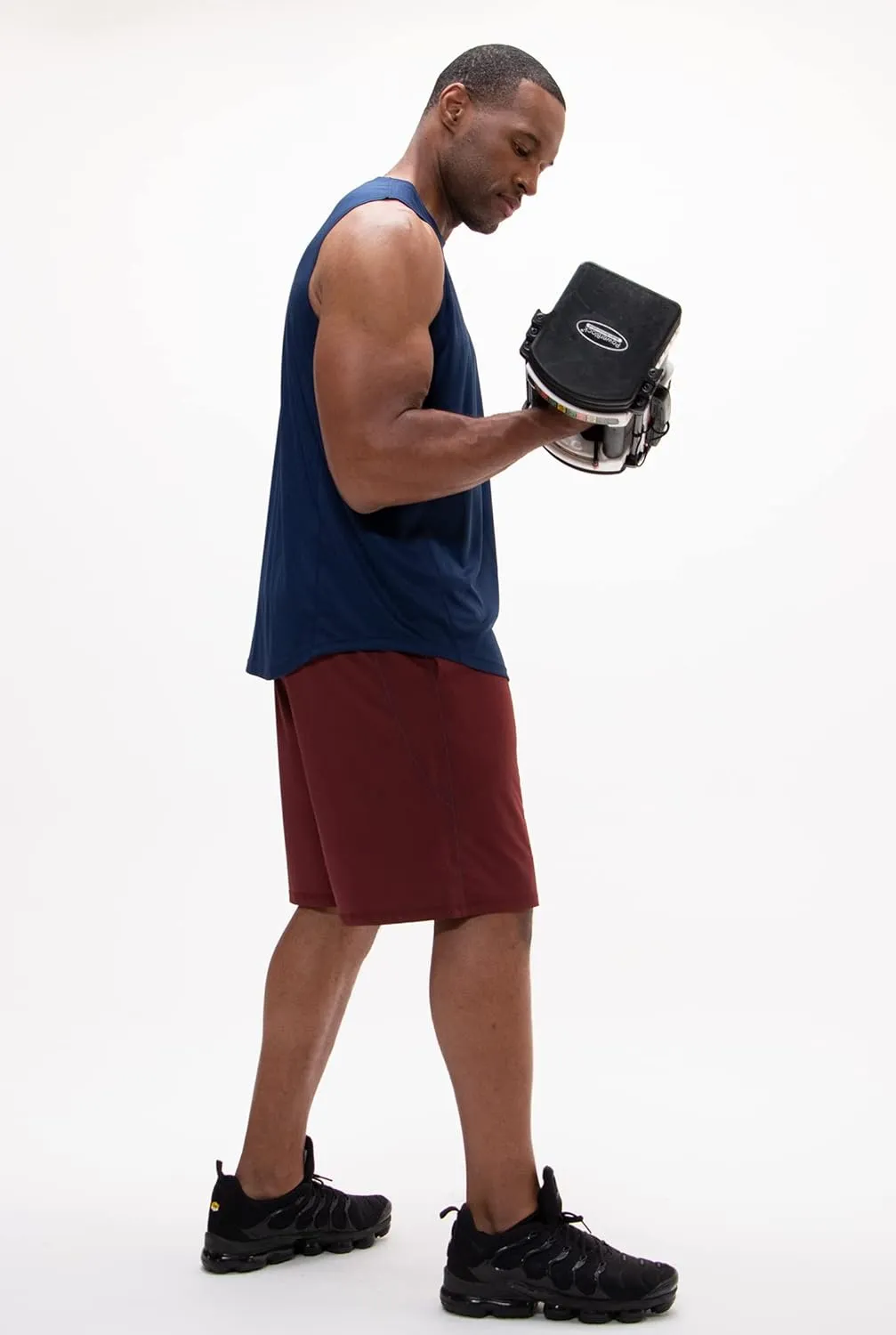 DEVOPS Men's 2-Pack Loose-Fit 10" Workout Gym Shorts with Pockets