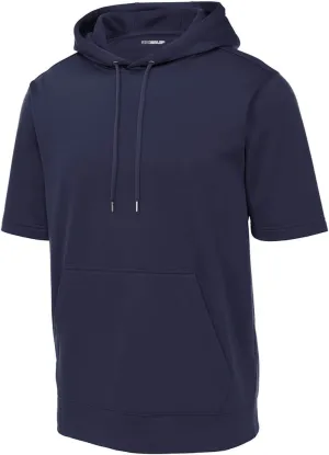 DRIEQUIP Mens Moisture Wicking Fleece Short Sleeve Hoodie Sizes XS-4XL