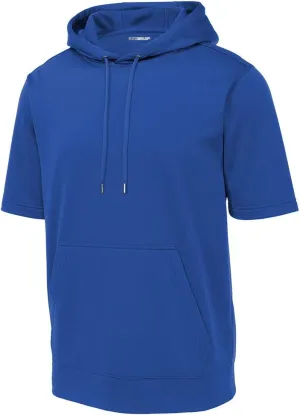 DRIEQUIP Mens Moisture Wicking Fleece Short Sleeve Hoodie Sizes XS-4XL