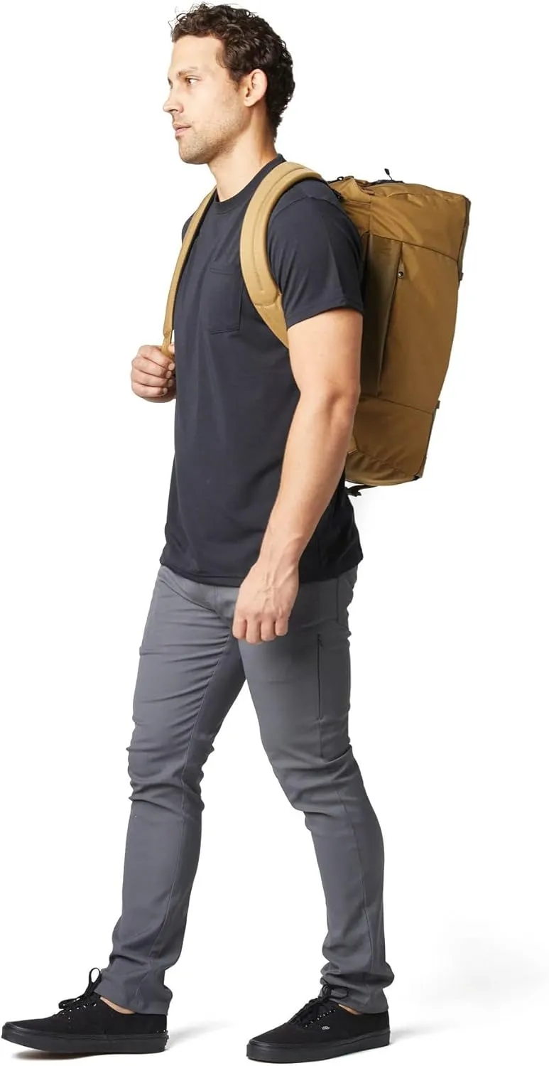 Errant Modular Duffel Bag Hymassa Tan  35L Weekender, Travel Duffel Backpack, Waterproof, Ventilated Wet/Dry Compartment