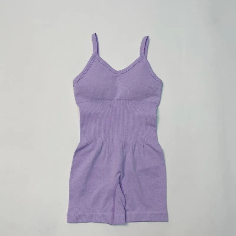 European And American Seamless Knitted Yoga Jumpsuit