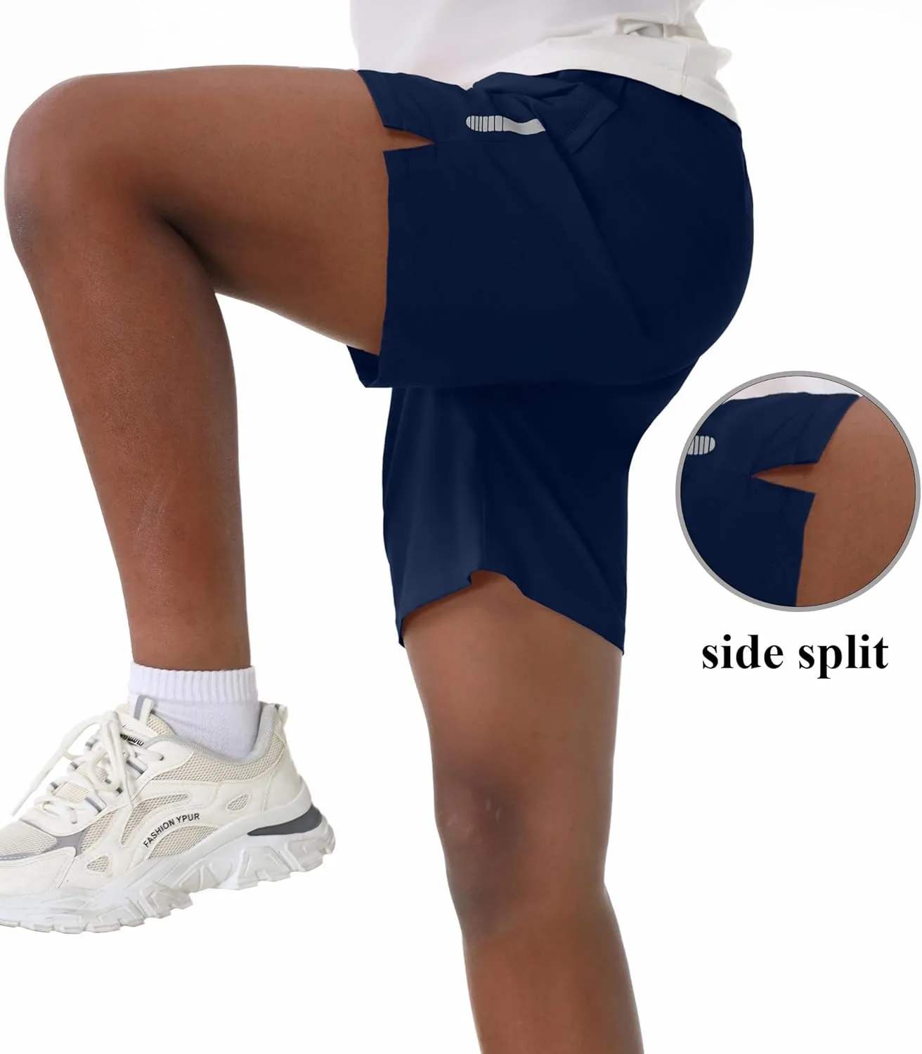 EXARUS Boys Athletic Shorts 4"/6" Quick Dry Lightweight Adjustable Elastic Waist Pockets Basketball Soccer Running