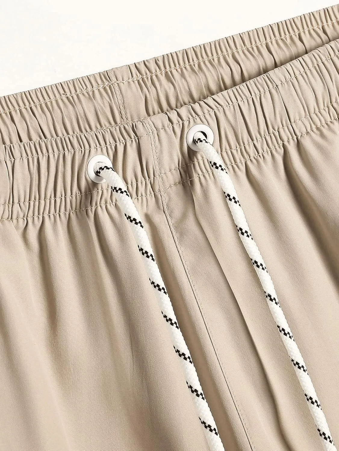 Floerns Men's Quick Dry Swim Trunks Drawstring Waist Beach Shorts