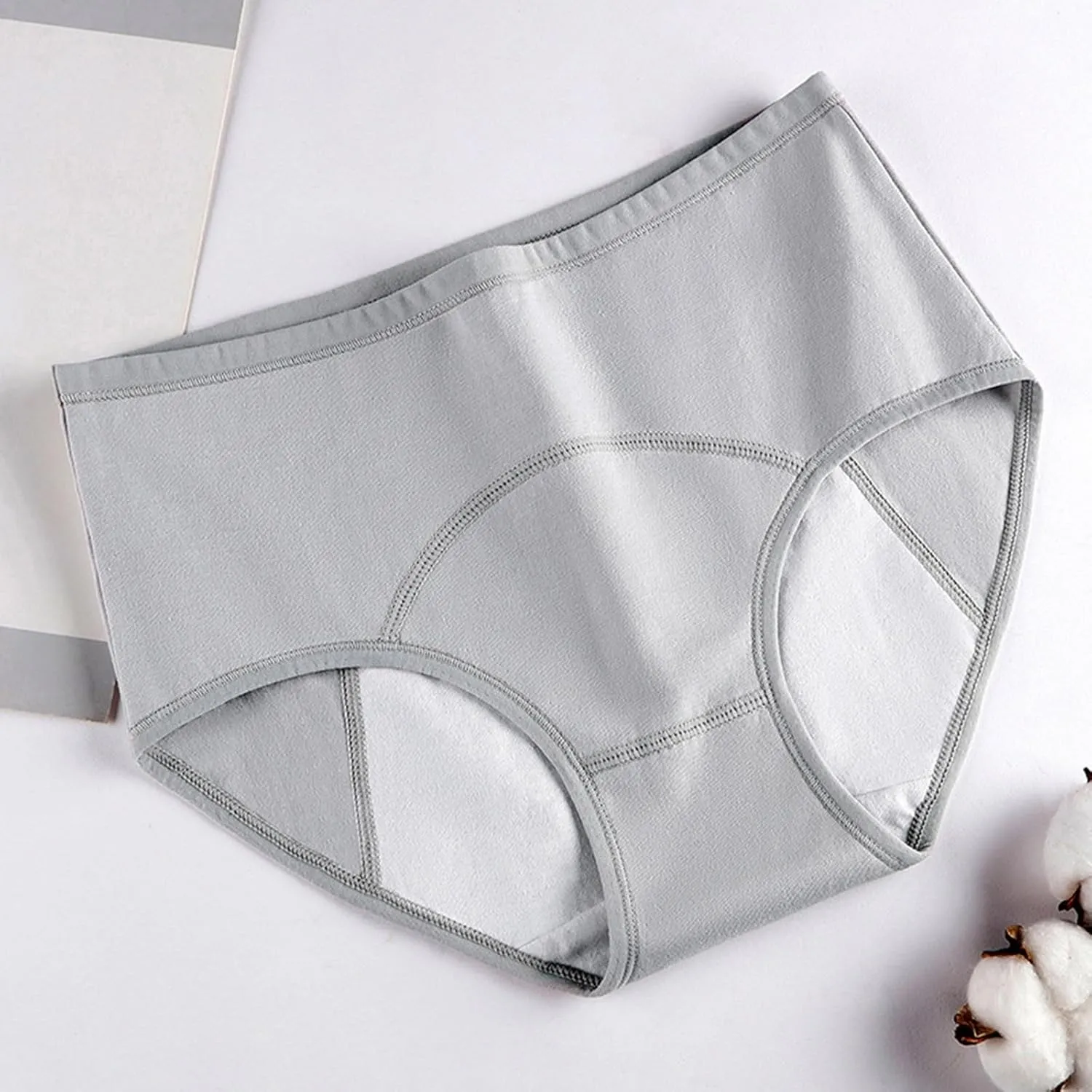Franterd Sexy Underwear for Women Plus Size Low Rise Hipster Panties Ladies Seamless Briefs Bikini Stretch Cheeky Underpants