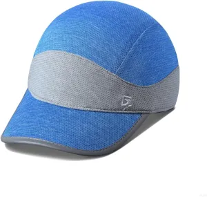 GADIEMKENSD Unstructured Running Hat Quick Dry Reflective Sports Cap Lightweight