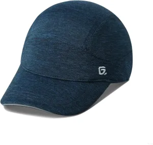 GADIEMKENSD Unstructured Running Hat Quick Dry Reflective Sports Cap Lightweight