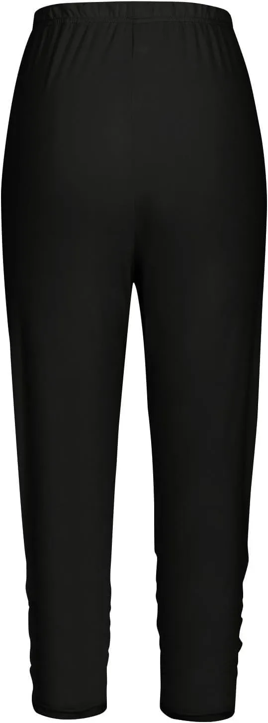 Girls Capri Leggings,High Waisted Compression Pants Stretch Active Yoga Tights for Kids Teen Workout Running