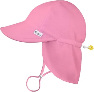 green sprouts Baby Girls' Breathable Flap Hat