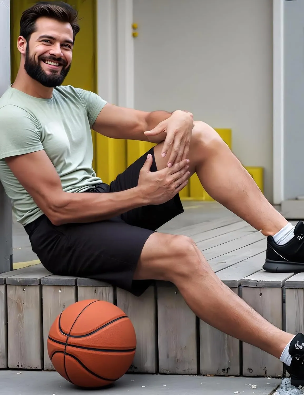 Gym Running Shorts Workout Shorts for Men 7 Inches Quick Dry Lightweight Athletics Shorts with Zipper Pockets