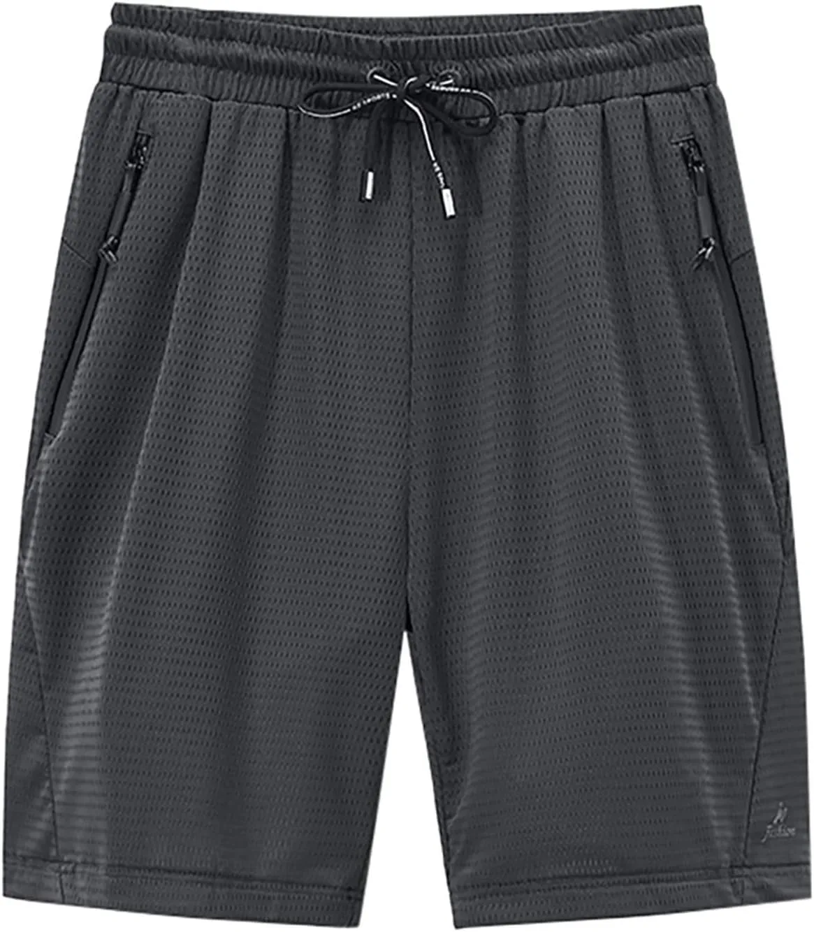 Gym Shorts for Men Ice Slik Mesh Breathable Athletic Shorts Elastic Waist Loose Workout Big and Tall Running Apparel