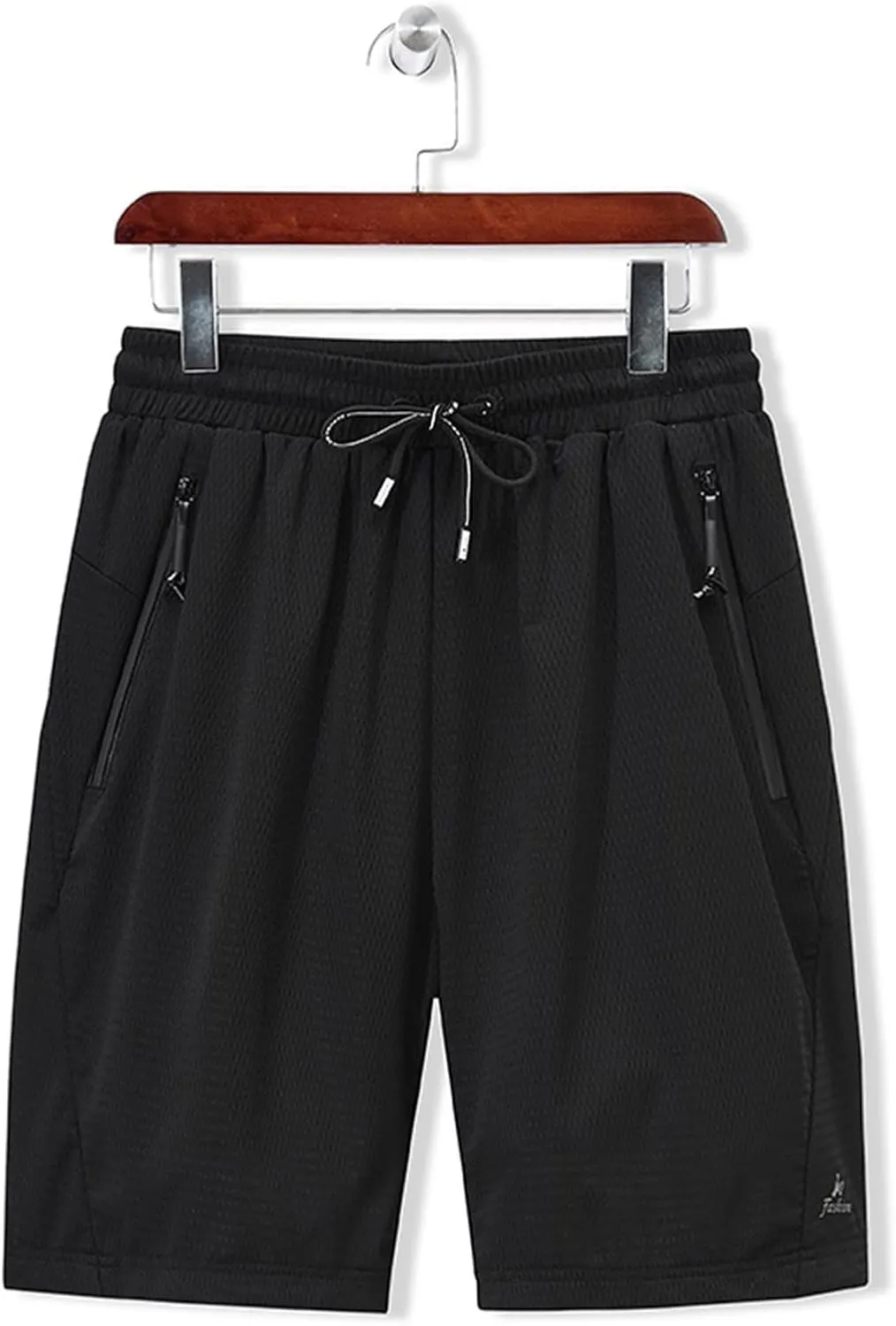 Gym Shorts for Men Ice Slik Mesh Breathable Athletic Shorts Elastic Waist Loose Workout Big and Tall Running Apparel