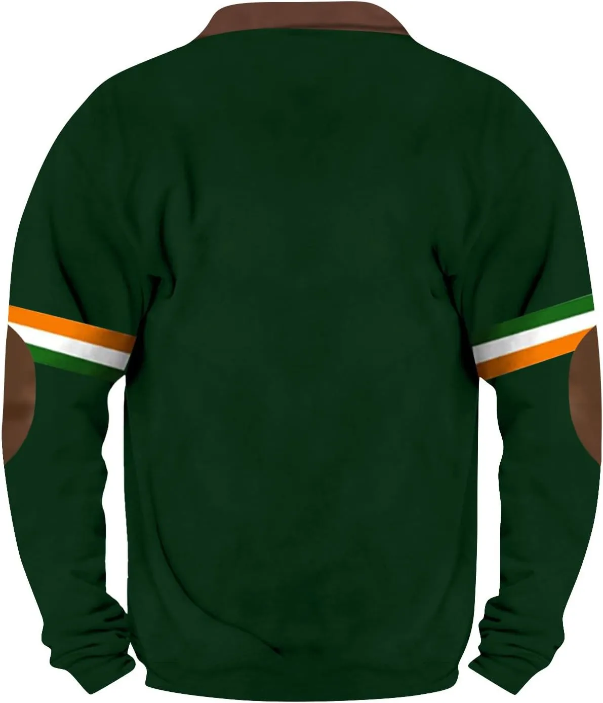 Half Zip St Patricks Day Sweatshirts For Mens Vintage Print Long Sleeve Causal V-Neck Pullover Fashion Irish Shirts
