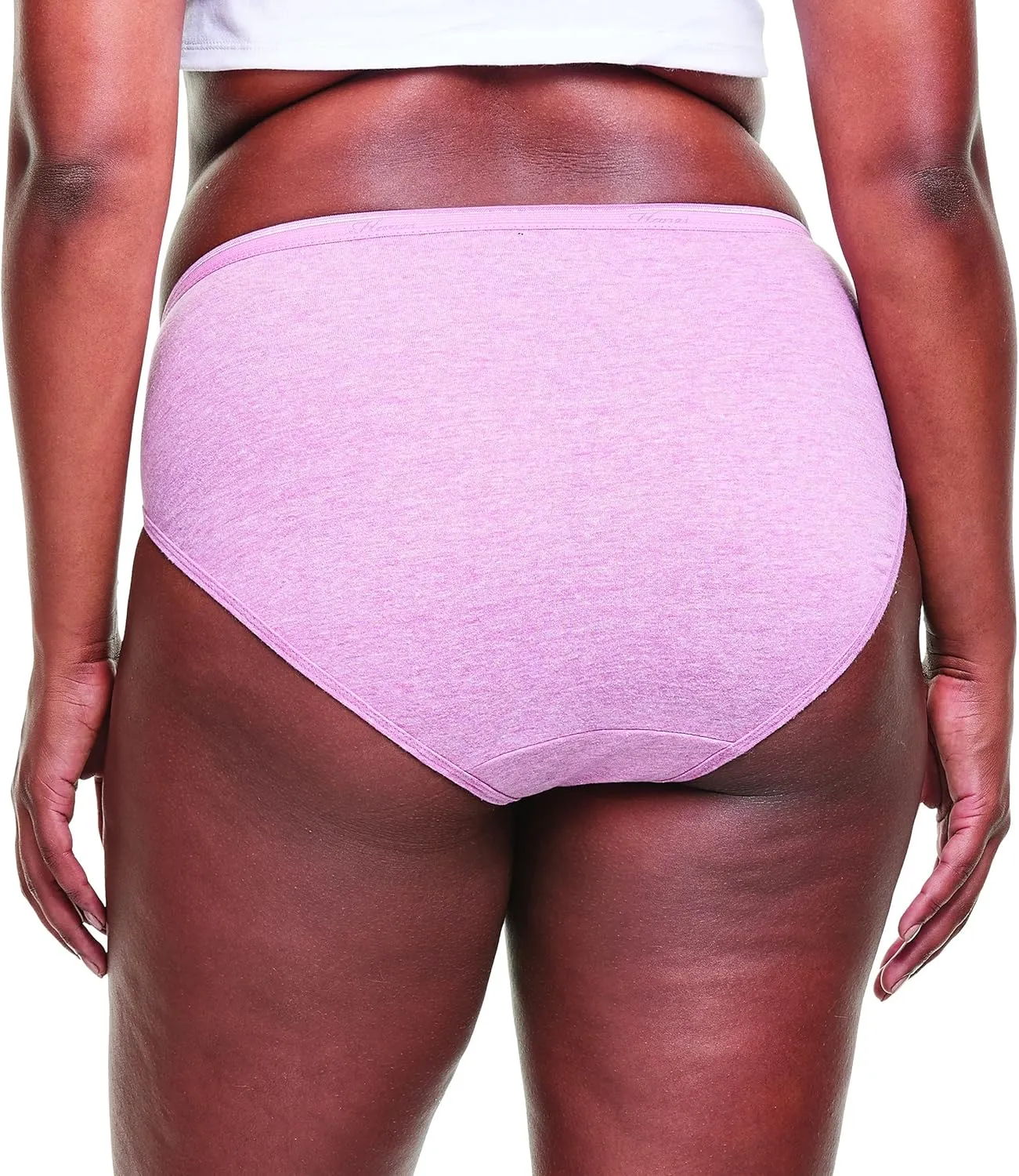 Hanes Women's High Cut Moisture Wicking Cotton Underwear Pack Of 12