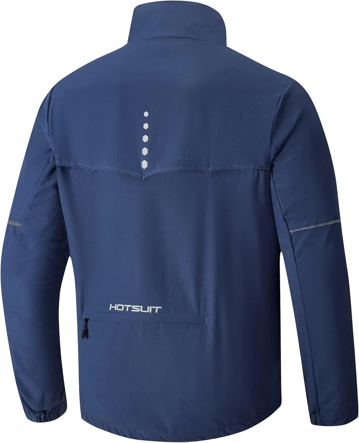 HOTSUIT Cycling Rain Jacket for Men Breathable Running Jacket Waterproof Biking Windbreaker