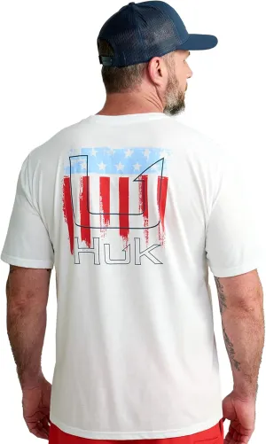 HUK Mens Fishing Graphic Tee, Performance Short Sleeve, Quick-Dry