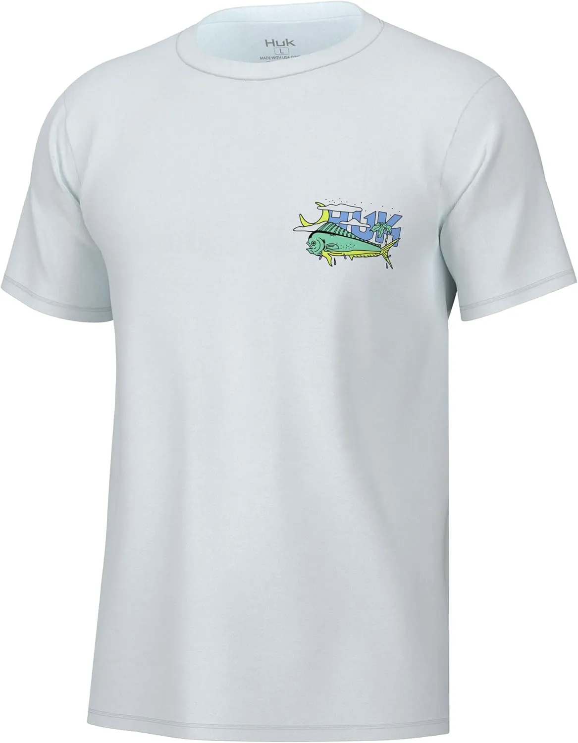 HUK Men's Fishing Graphic Tee, Performance Short Sleeve, Quick-Dry