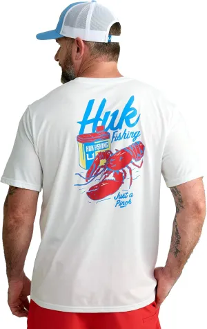 HUK Mens Fishing Graphic Tee, Performance Short Sleeve, Quick-Dry