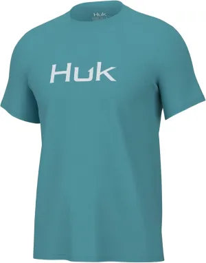 HUK Men's Performance Fishing Logo Tee, Short Sleeve, Quick-Dry