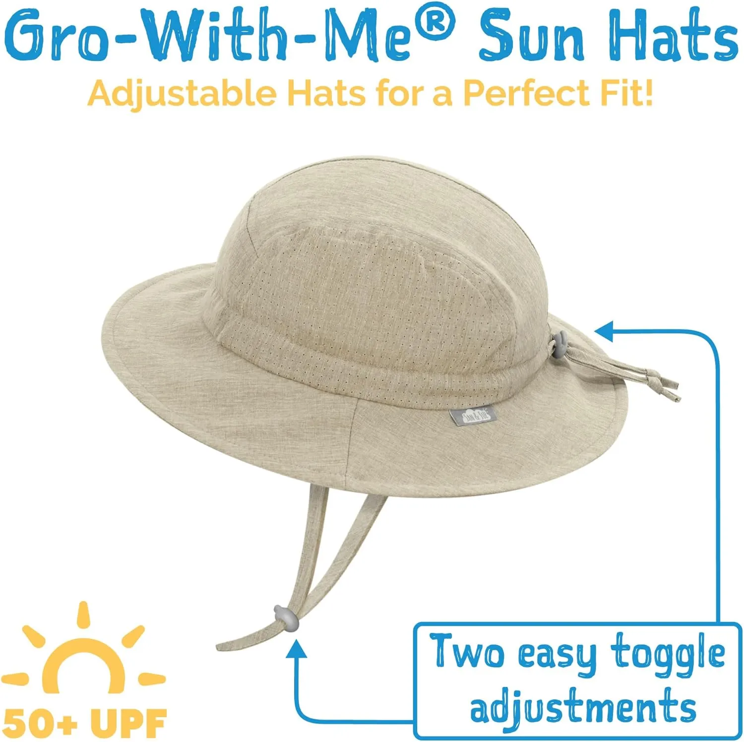 JAN & JUL Quick-Dry Sun-Hat for Toddlers and Kids