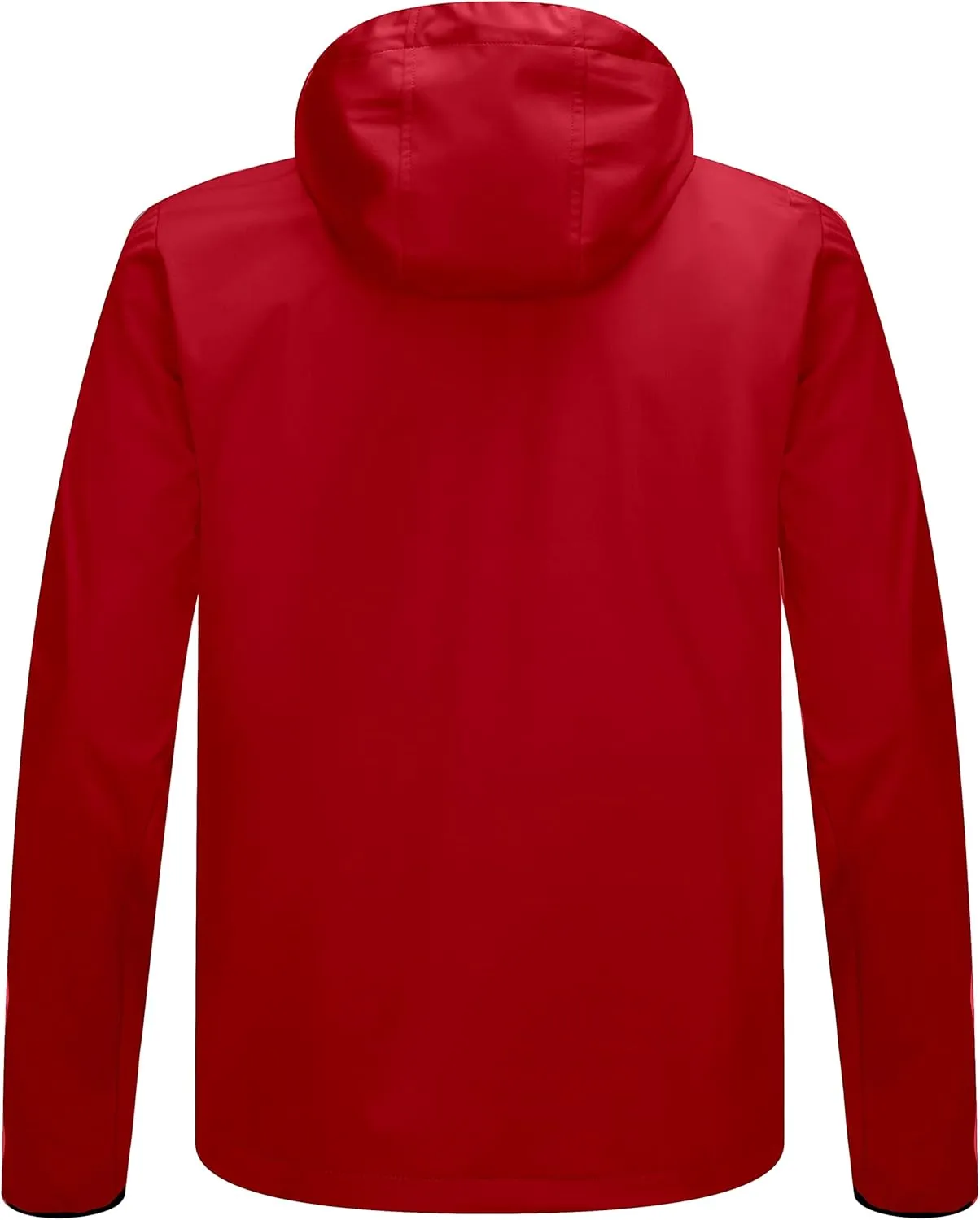 Little Donkey Andy Men's Lightweight Hooded Softshell Jacket for Running Travel Hiking, Windproof Outerwear, Water Repellent