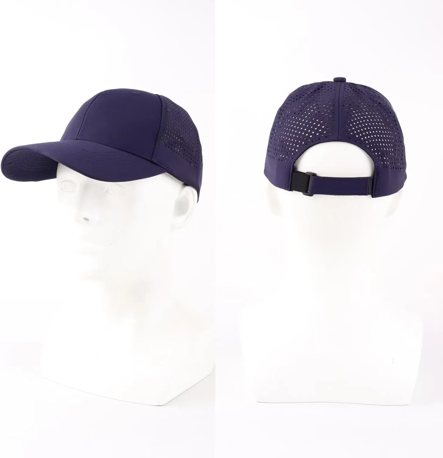 LLmoway Breathable Quick-Dry Baseball Cap UV Protection 6-Panel Ventilated Adjustable Hat Men Women Running Golf Hiking
