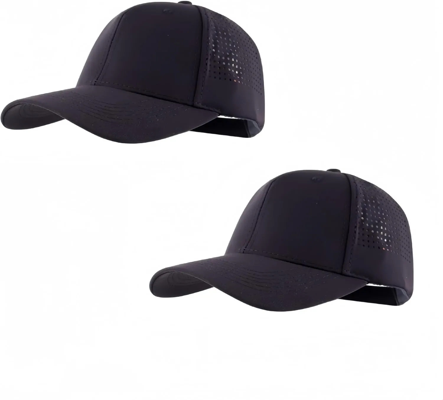 LLmoway Breathable Quick-Dry Baseball Cap UV Protection 6-Panel Ventilated Adjustable Hat Men Women Running Golf Hiking