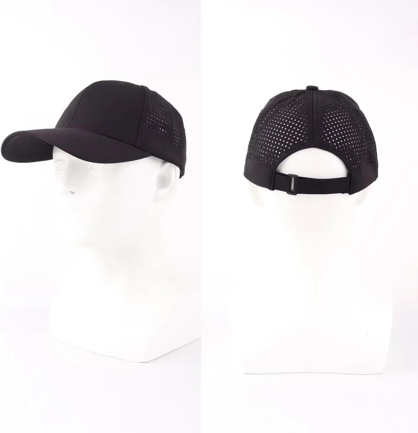 LLmoway Breathable Quick-Dry Baseball Cap UV Protection 6-Panel Ventilated Adjustable Hat Men Women Running Golf Hiking