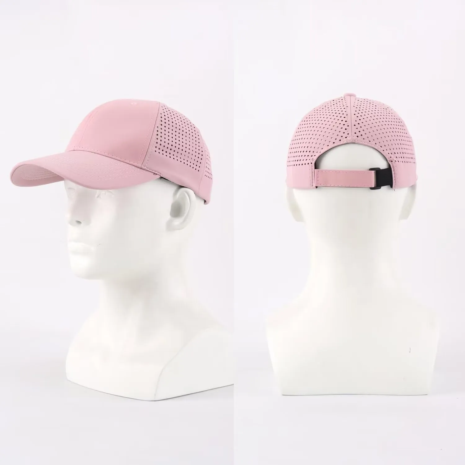LLmoway Breathable Quick-Dry Baseball Cap UV Protection 6-Panel Ventilated Adjustable Hat Men Women Running Golf Hiking