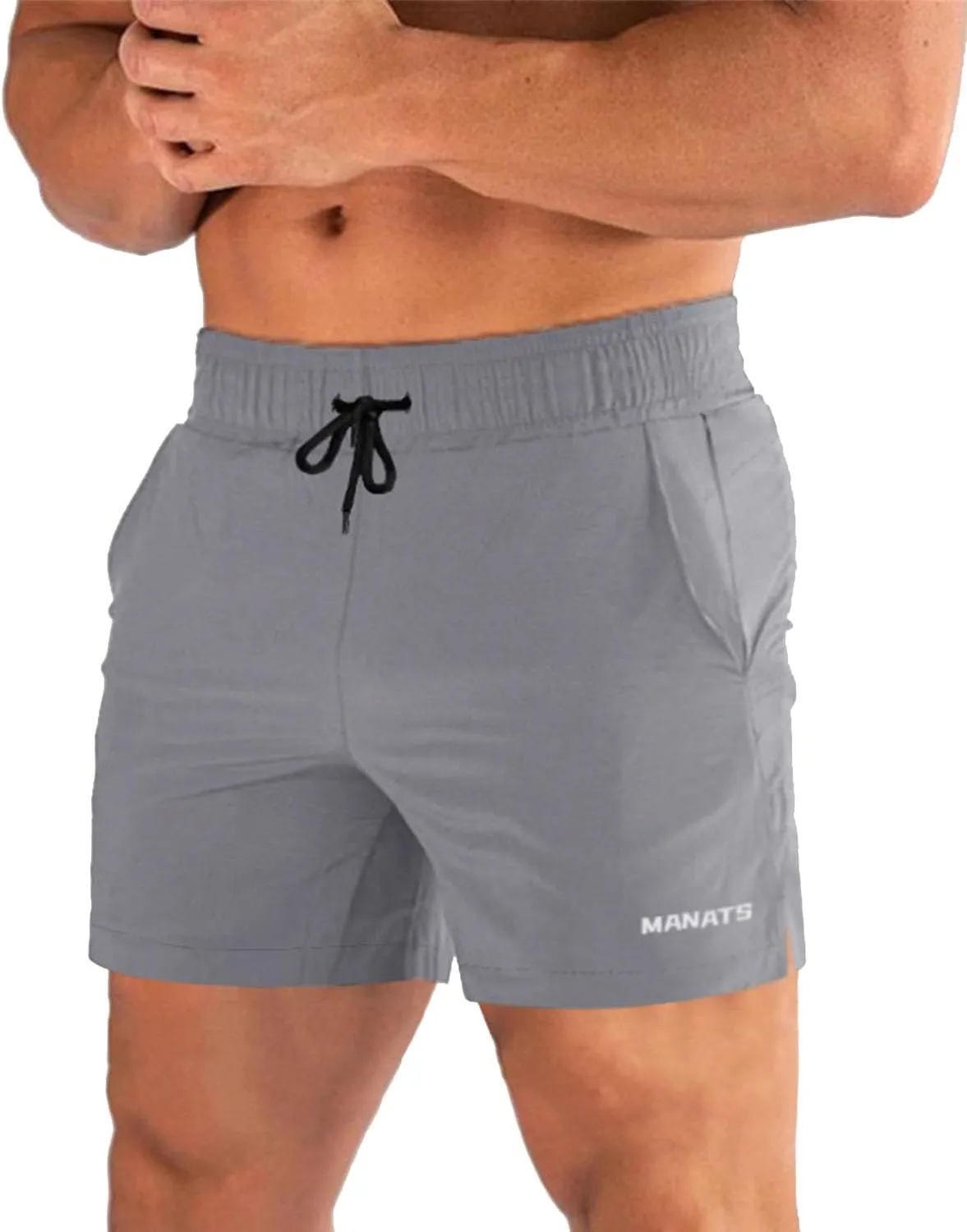 maytopia Men's Gym Shorts 5 Inch Quick Dry Running Workout Shorts Lightweight Fitted Athletic Shorts with Pockets