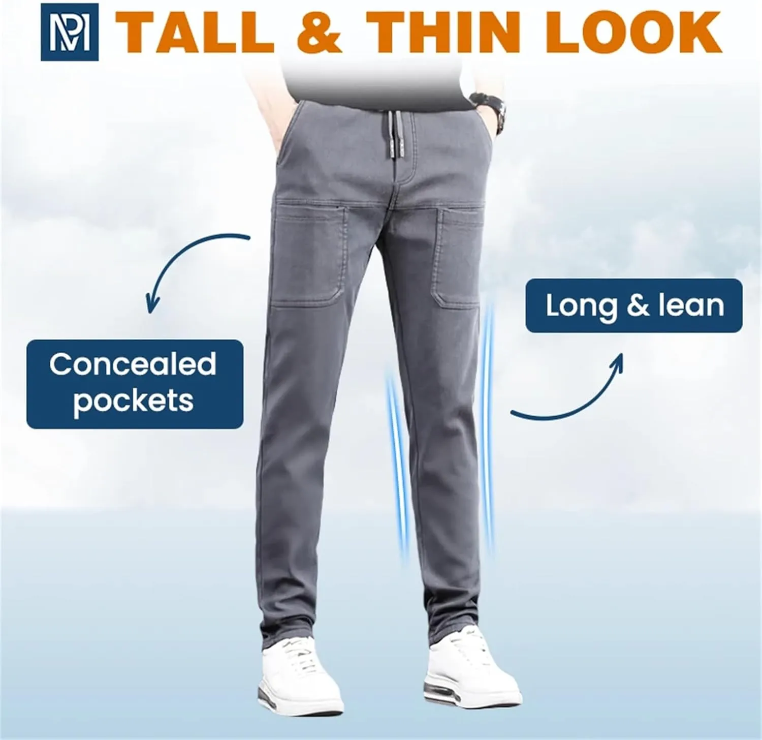 Men Comfy Multi Pants, Mencomfy Multipants - High Stretch Multi-Pocket Cargo Pants