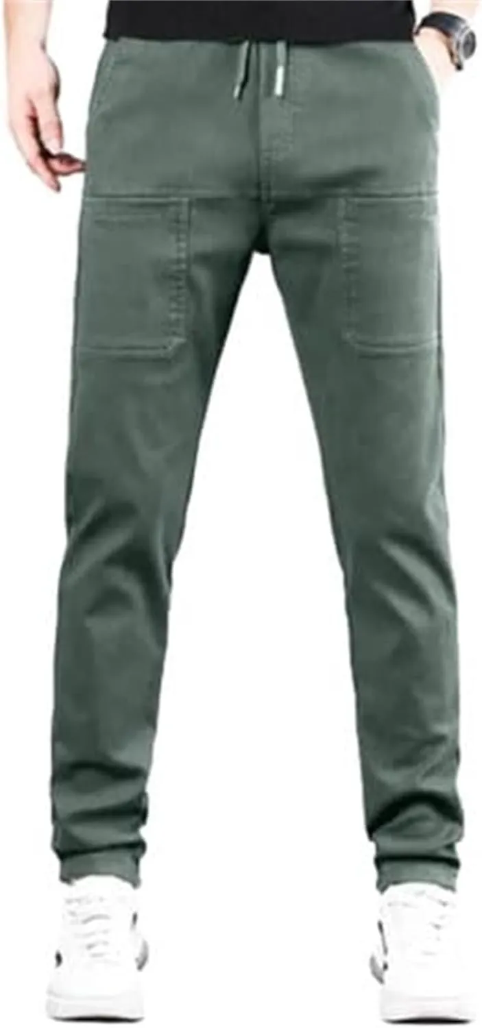 Men Comfy Multi Pants, Mencomfy Multipants - High Stretch Multi-Pocket Cargo Pants
