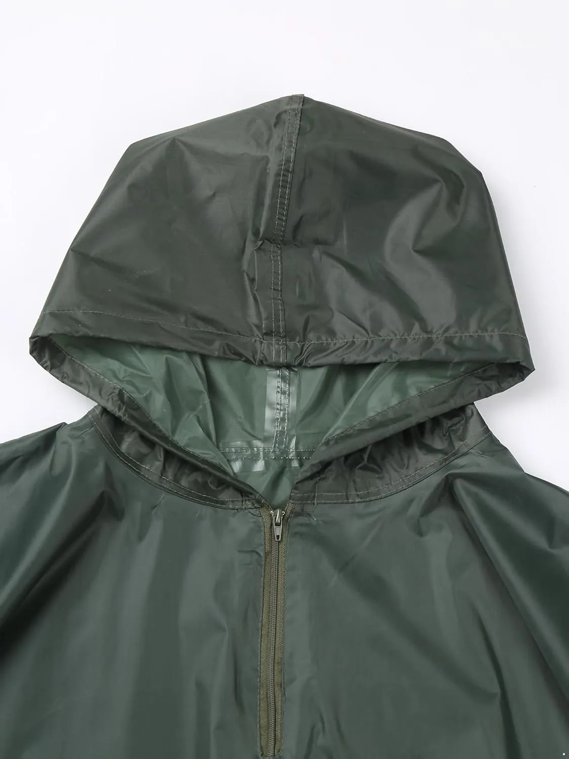 Men Women Adult Rain Poncho Lightweight Waterproof Raincoat Jacket Unisex Lightweight Coat