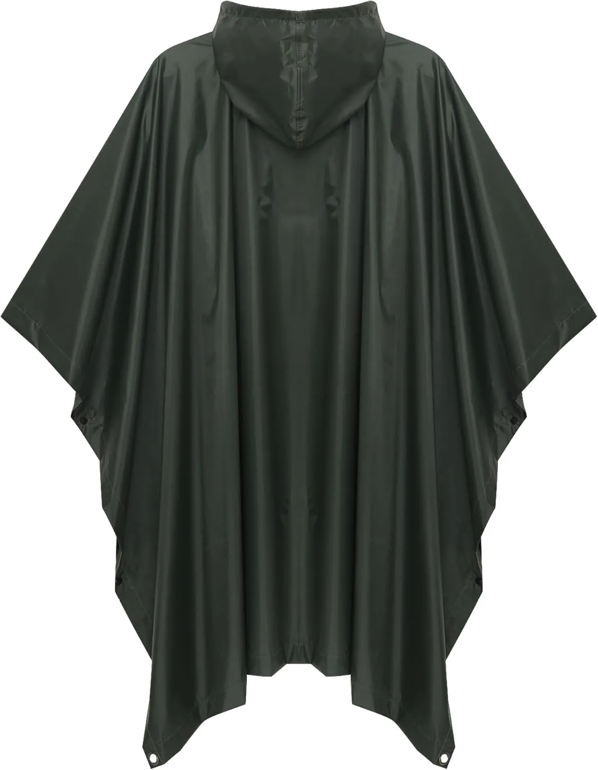 Men Women Adult Rain Poncho Lightweight Waterproof Raincoat Jacket Unisex Lightweight Coat