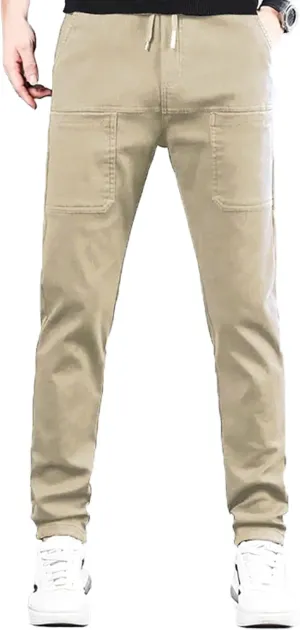 Mencomfy Cargo Pants, MultiPants - High Stretch Multi-Pocket Durable Cargo Pants for Men
