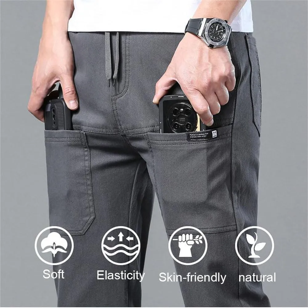 Mencomfy Multipants - High Stretch Multi-Pocket Durable Cargo Pants, Men's Loose Overalls