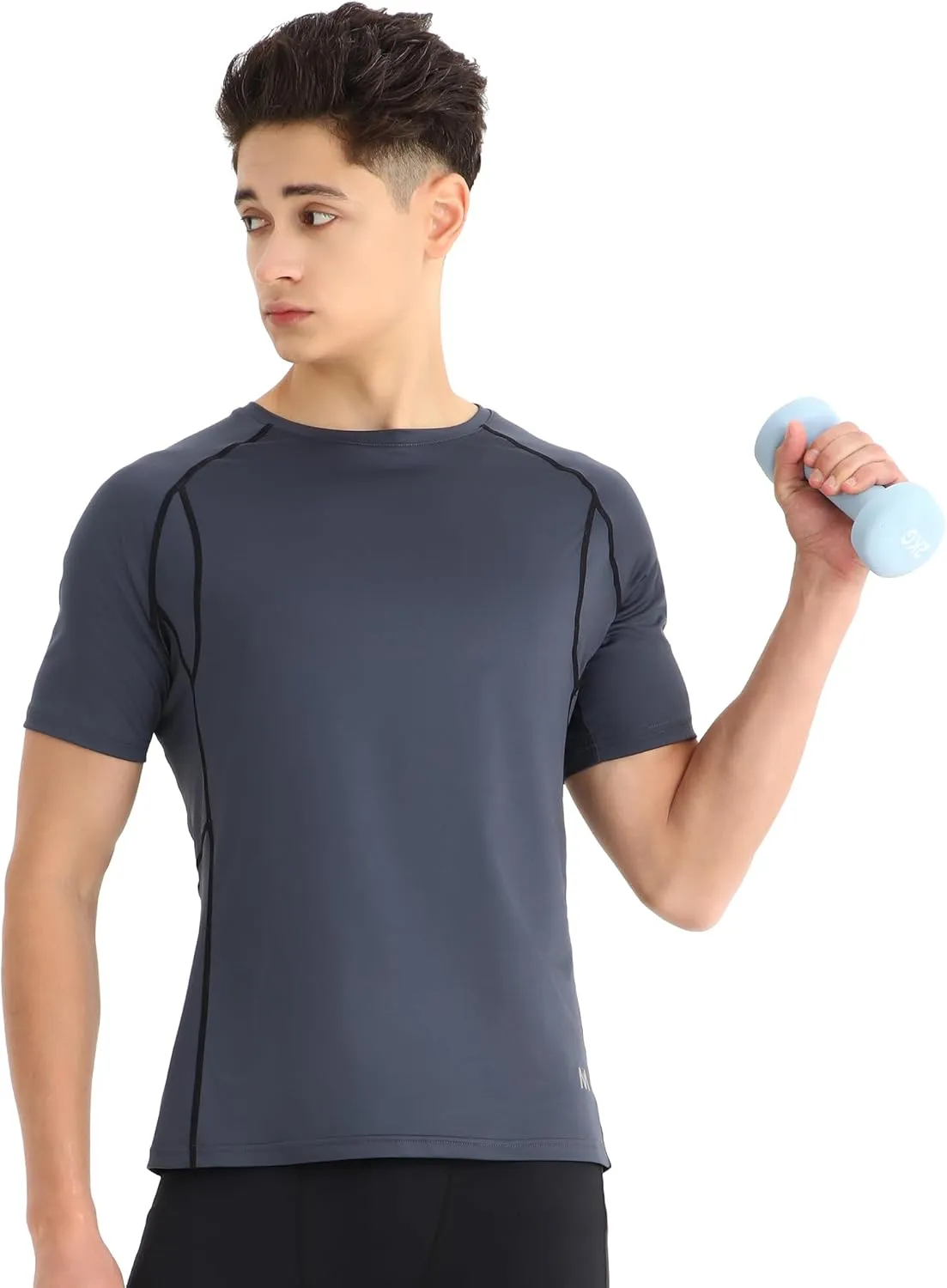 Men's 3-Pack Compression Shirts: Moisture-Wicking, Quick-Dry Baselayer for Gym & Running