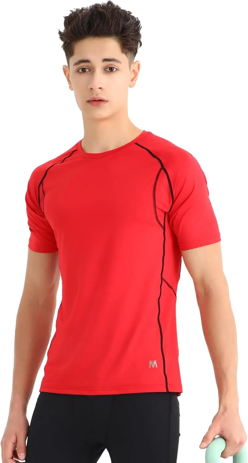 Men's 3-Pack Compression Shirts: Moisture-Wicking, Quick-Dry Baselayer for Gym & Running