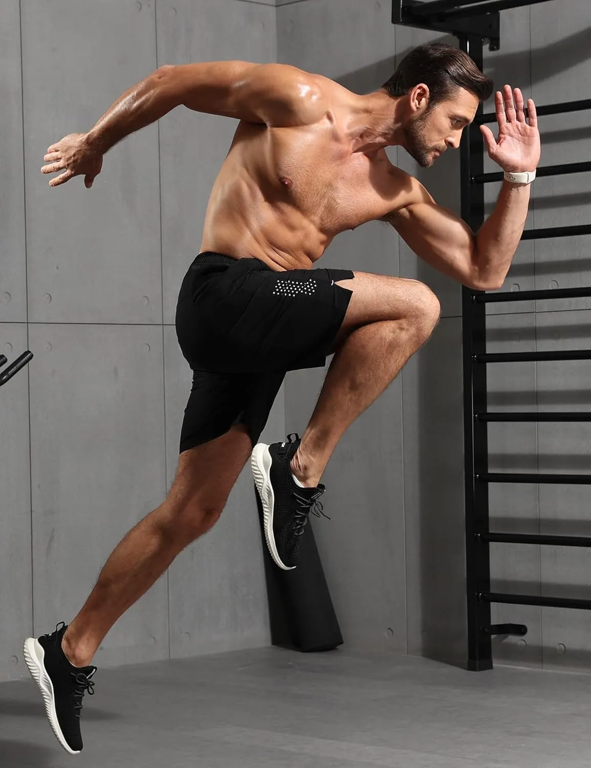 Men's Athletic Running Shorts Quick Dry 7" Lightweight Workout Shorts Training Sports Gym Hiking Basketball