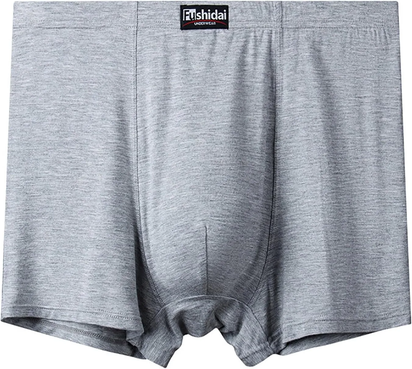 Mens Boxer Briefs Breathable Stretch Underwear Plus-Size Seamless Breathable Boxers Panties Skin-Friendly Briefs