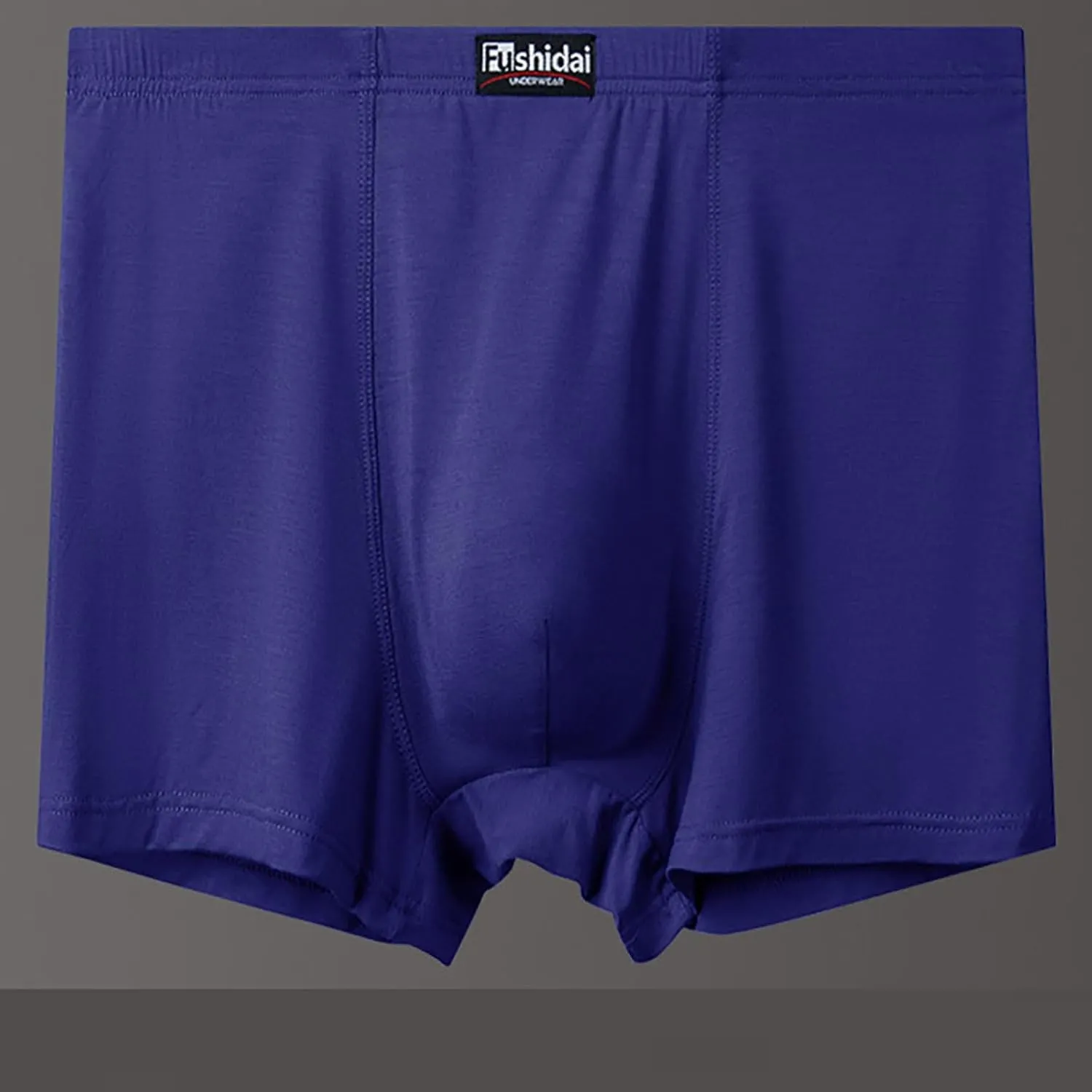 Mens Boxer Briefs Breathable Stretch Underwear Plus-Size Seamless Breathable Boxers Panties Skin-Friendly Briefs
