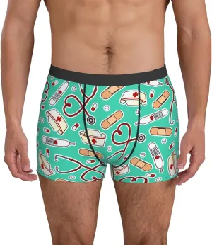 Men'S Boxer Briefs Soft Breathable Stretch Underwear