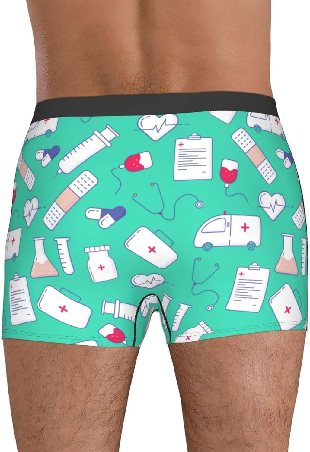 Men'S Boxer Briefs Soft Breathable Stretch Underwear